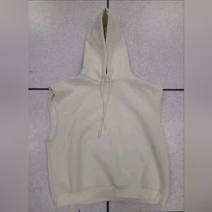 Sweaty Betty Women's Powerhouse Sleeveless Hoody Size: 12 Lily White XL